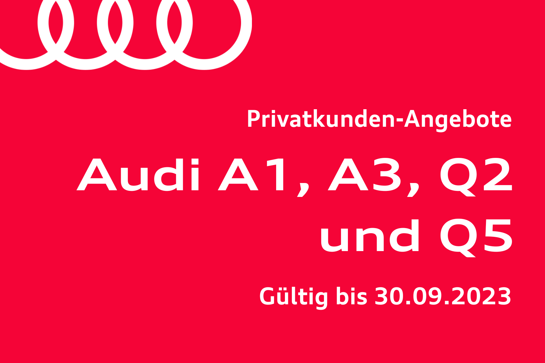 Audi Privatkundenangebote